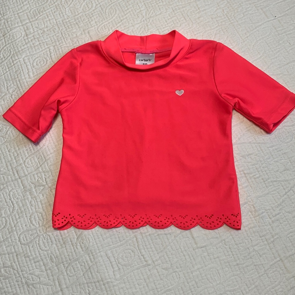 18m (5/$20) Hot Pink Rashguard Top by Carter’s